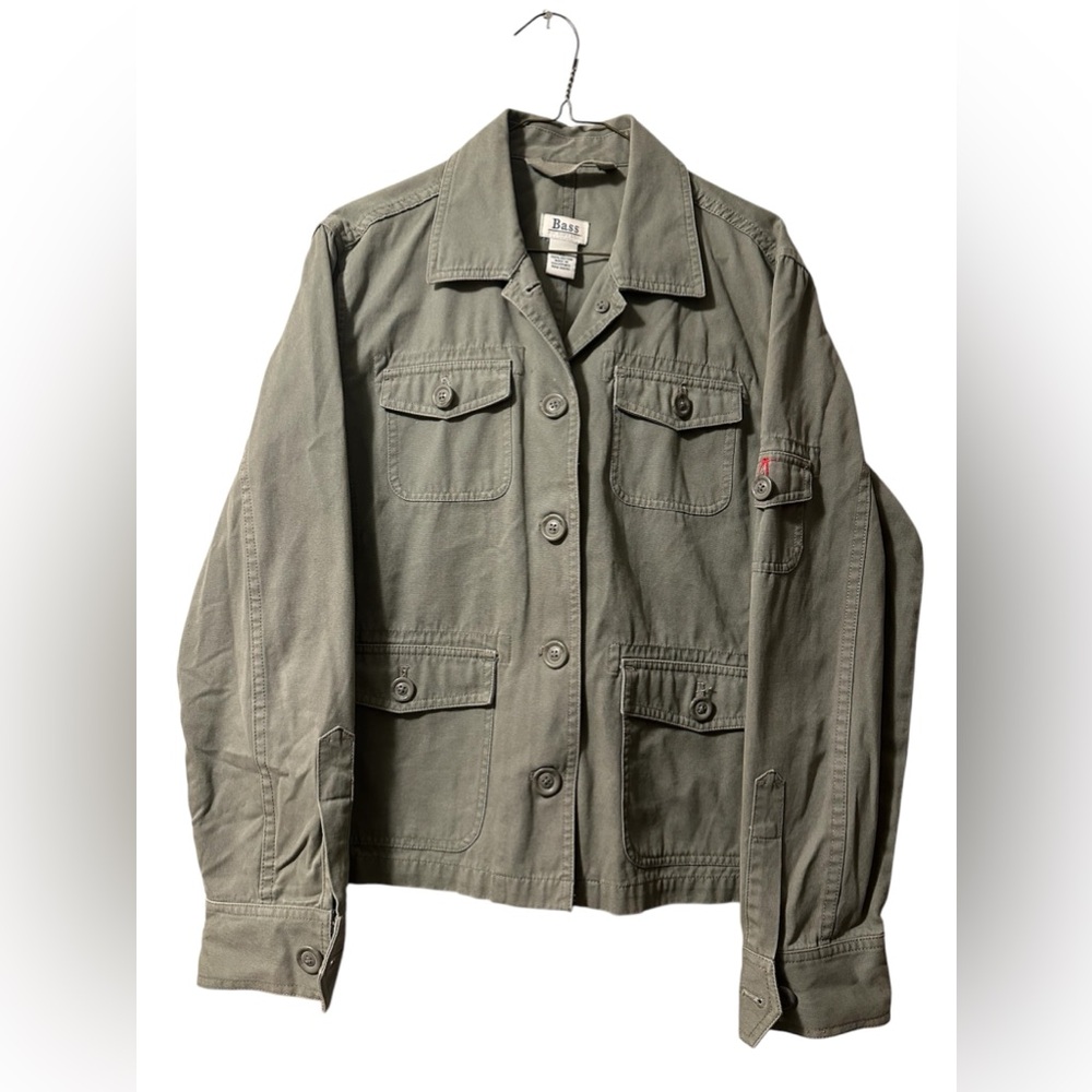 G.H. Bass & Co. Green Utility Jacket Size XL